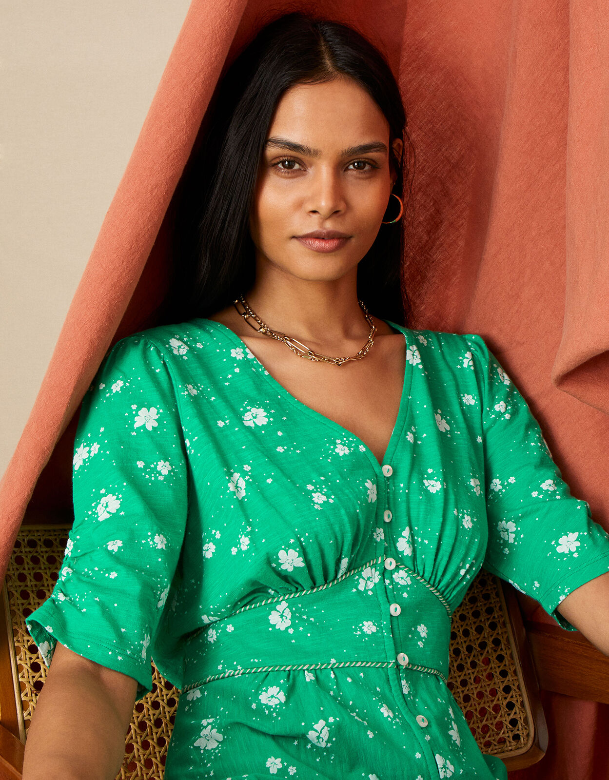 Green jersey deals dress