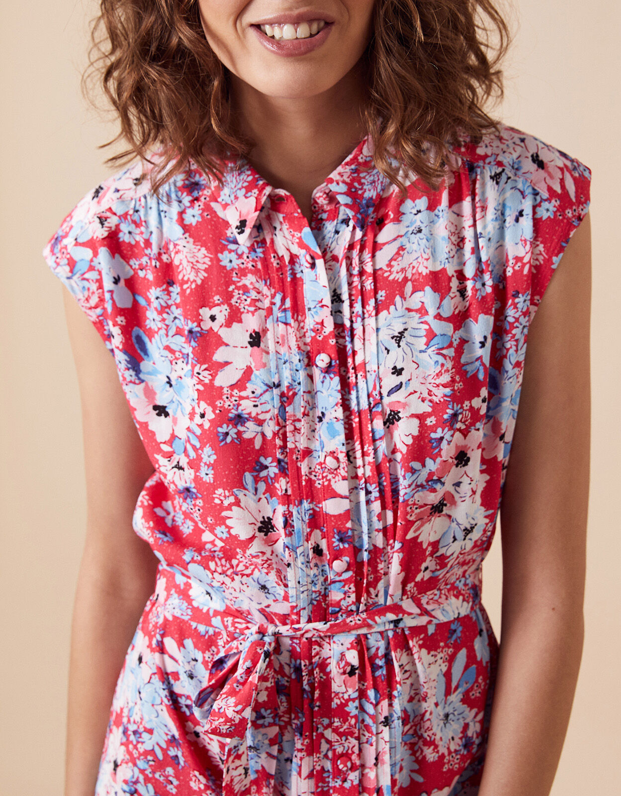 shirt dress floral print