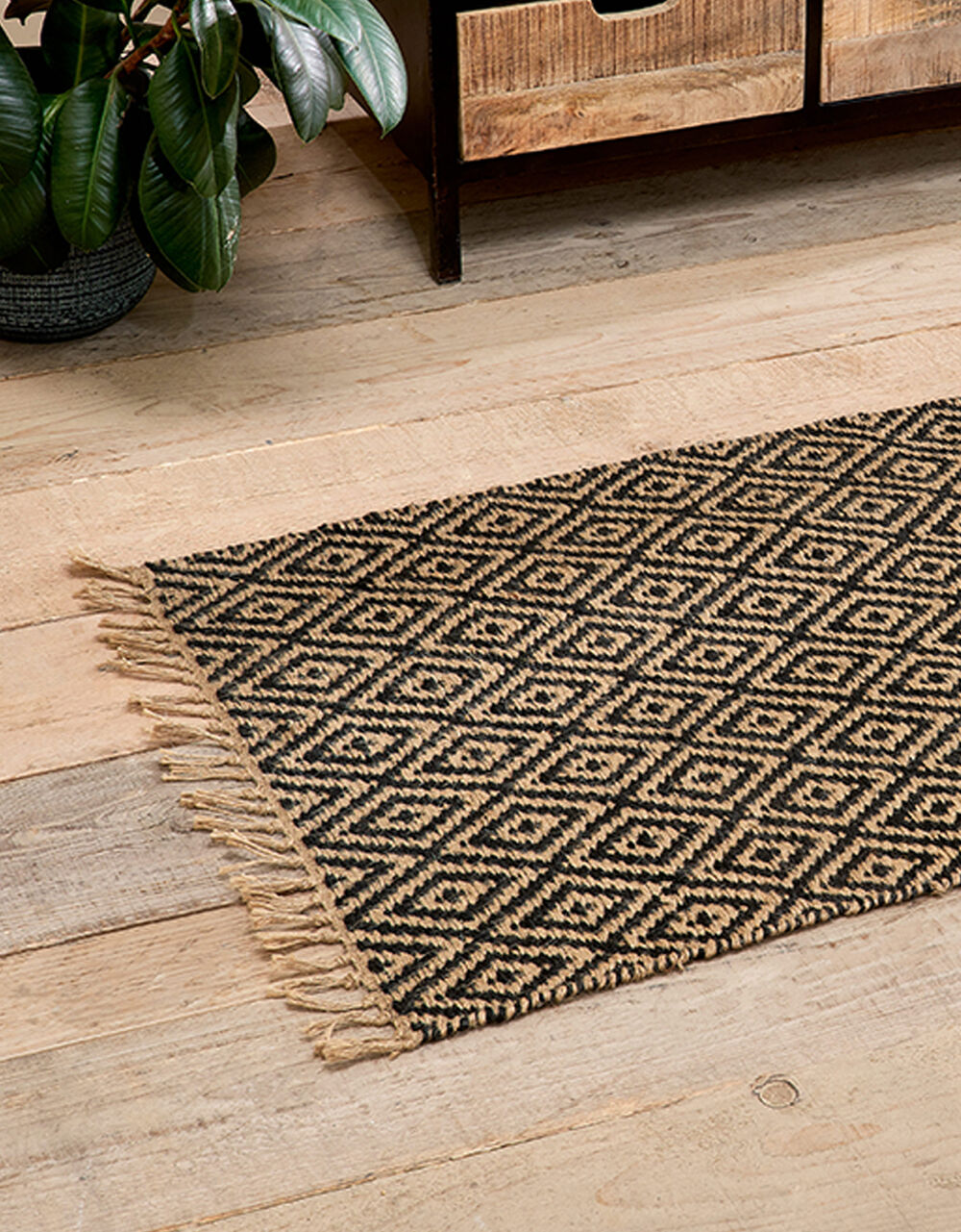 Nkuku Jambo Jute Runner