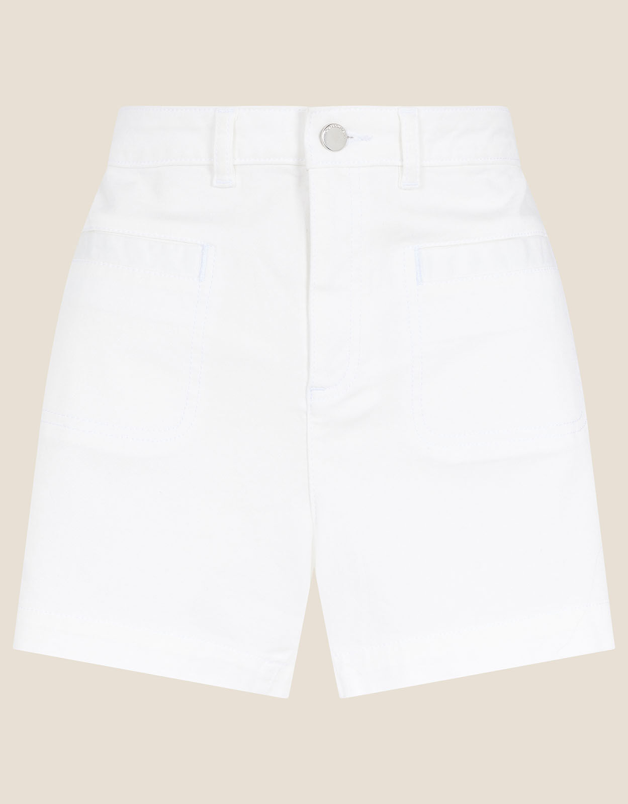 white denim shorts uk