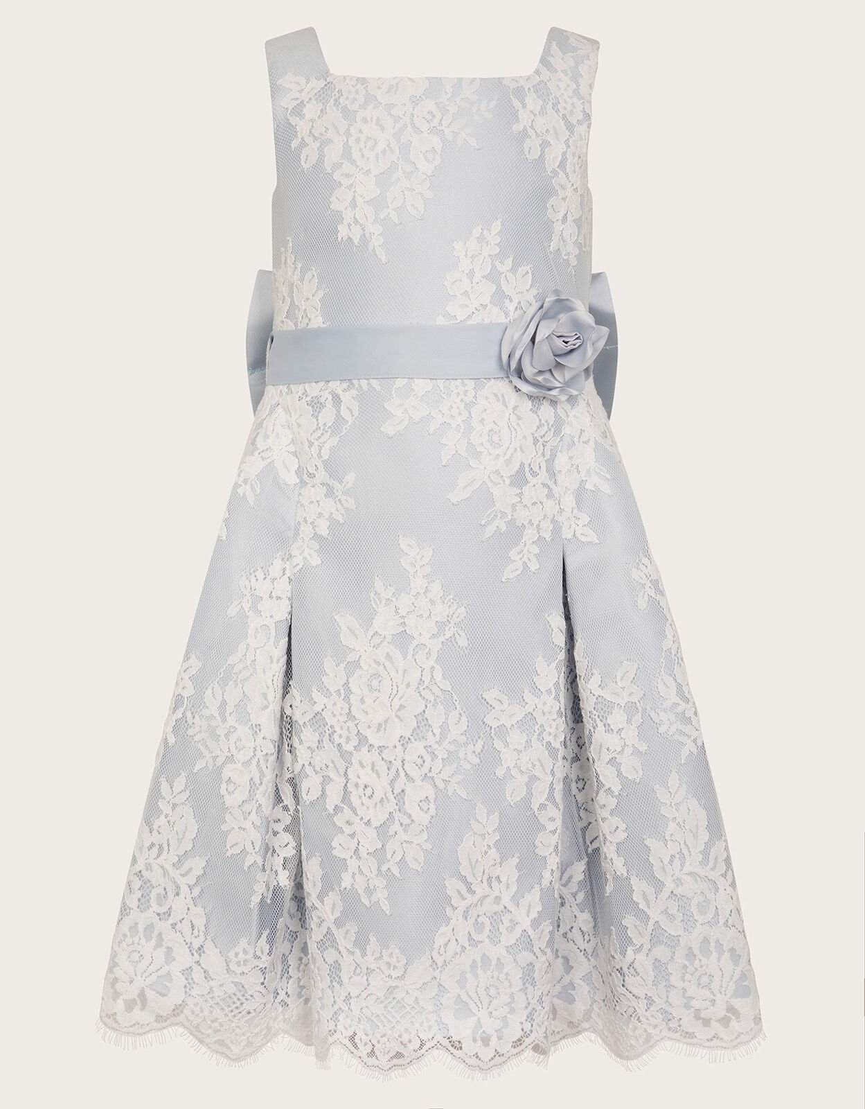Valeria Lace Dress Blue Girls Dresses Monsoon UK