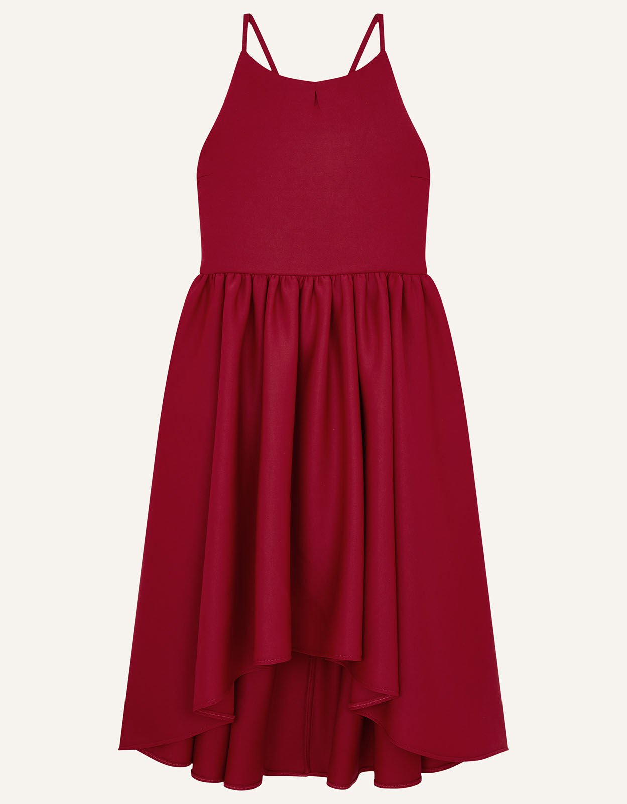 Monsoon red dress girl cheap