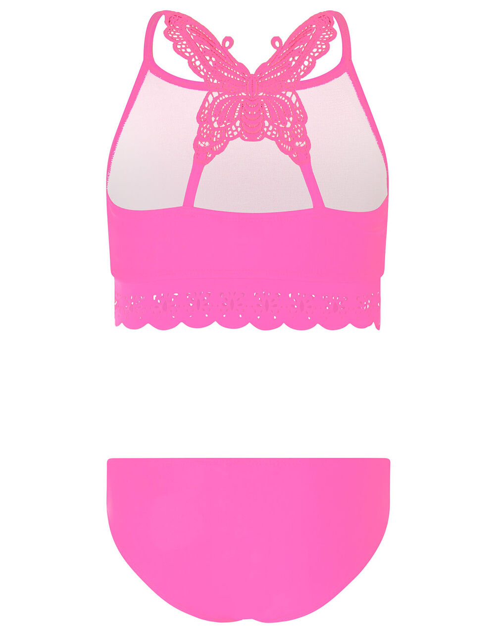 Butterfly LaserCut Bikini Set Pink Girls' Beach & Swimwear Monsoon UK.
