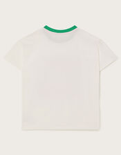 Slow and Steady Oversized T-Shirt, White (WHITE), large