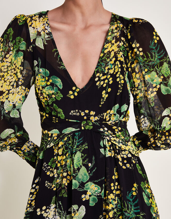 Valeria Print Dress Black | Evening Dresses | Monsoon UK.