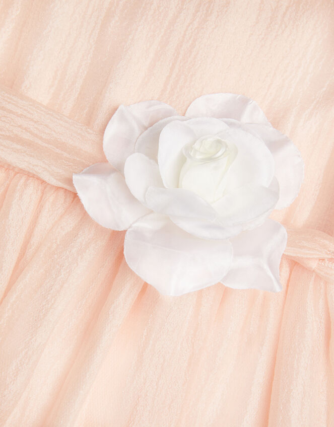 Baby Rossy Corsage Belt Dress, Pink (PINK), large