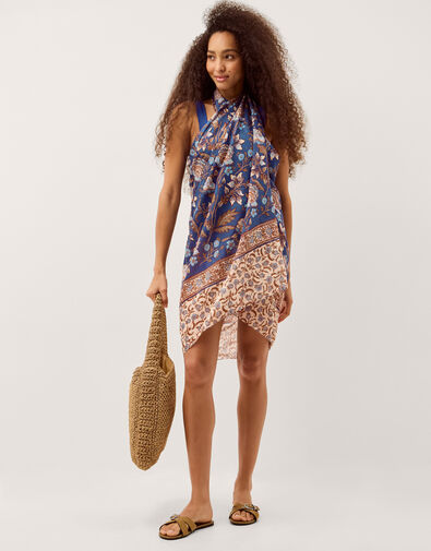 Ari Floral Print Sarong, , large