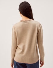 Ami Amour Jumper, Natural (NATURAL), large
