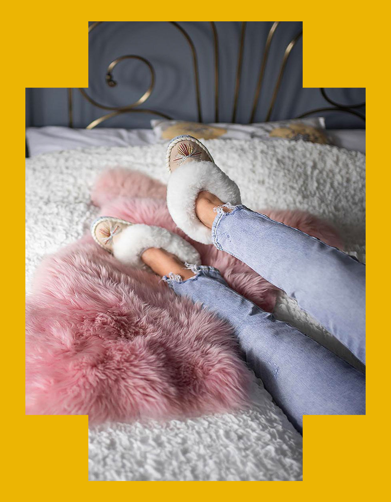 Onaie clearance sheepskin slippers