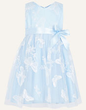 Baby Bridget Butterfly Dress, Blue (BLUE), large