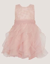 Baby Daisy Ruffle Party Dress, Pink (PINK), large
