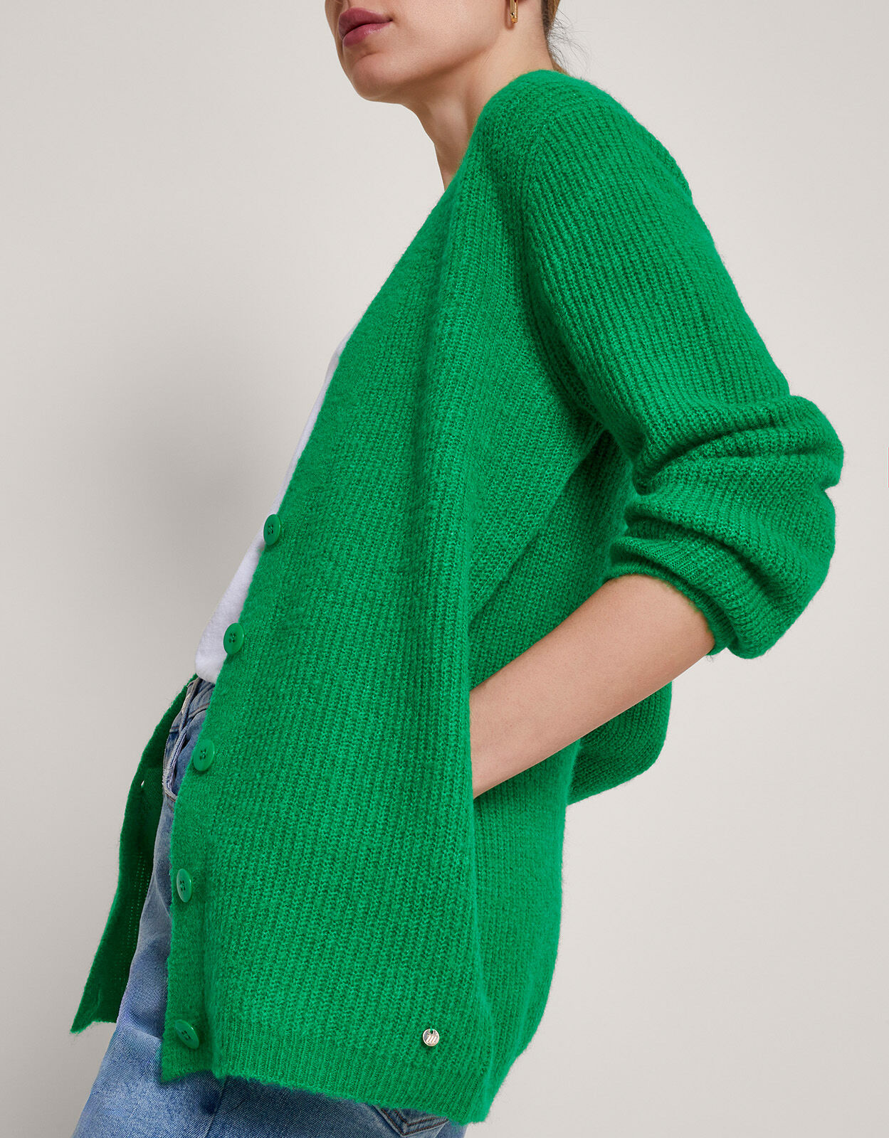Sula Supersoft Cardigan Green