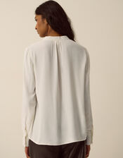 Pippa Military Top, Ivory (IVORY), large