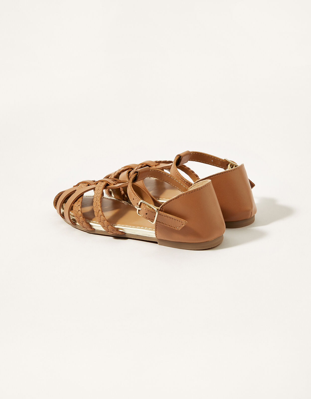 Caged tan sandals store