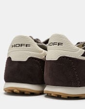 Hoff Bridge Suede Trainers, Brown (CHOCOLATE), large