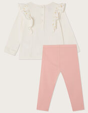 Baby Christmas Tree Sweat Set, Pink (PINK), large