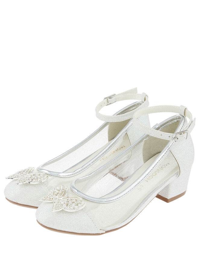 Amelia Sparkle Butterfly Princess Shoes, Silver (SILVER), large