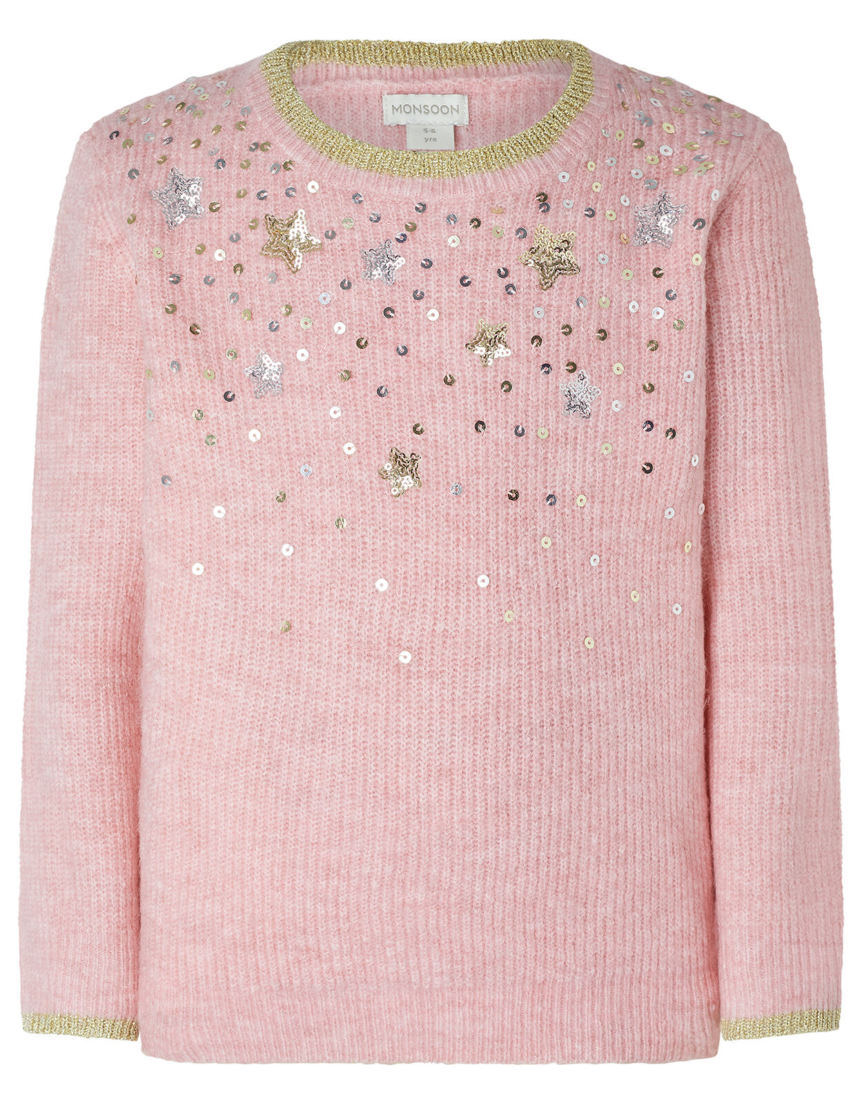 Pink glitter jumper sale