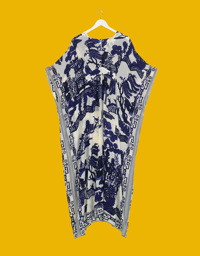 One Hundred Stars Giant Willow Print Maxi Kaftan, , large
