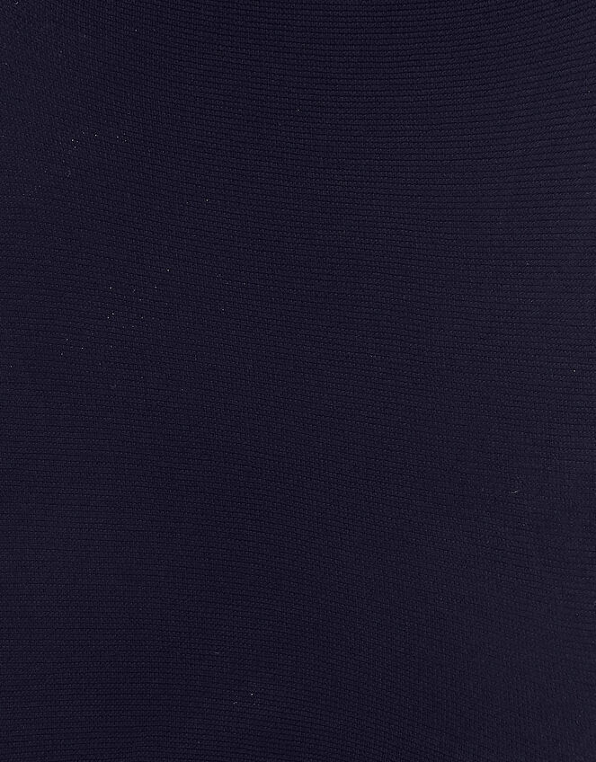Sparkly Nylon Tights, Blue (NAVY), large