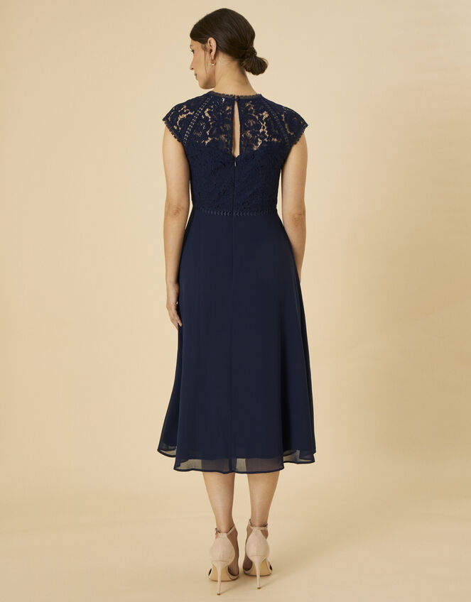 Lindsay Midi Dress Blue