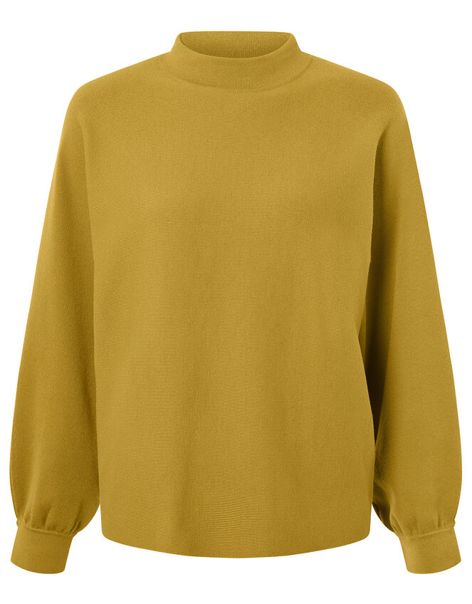 Ally High Neck Jumper, Green (OLIVE), large