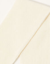 Super Sparkle Knitted Tights, White (WHITE), large