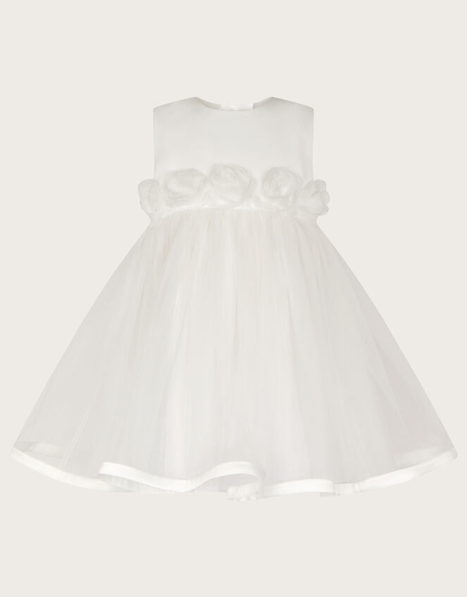Baby Rosanna 3D Christening Dress, Ivory (IVORY), large