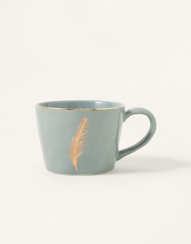Ceramic Feather Mug, , large