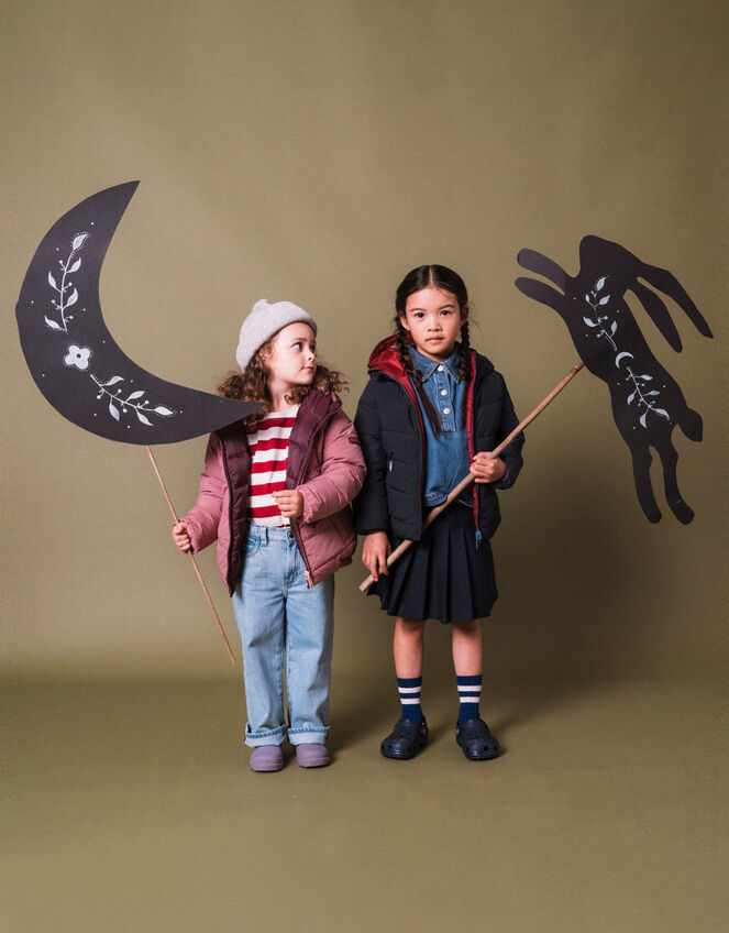 Töastie Reversible Water Repellent Puffer Jacket, Pink (PINK), large