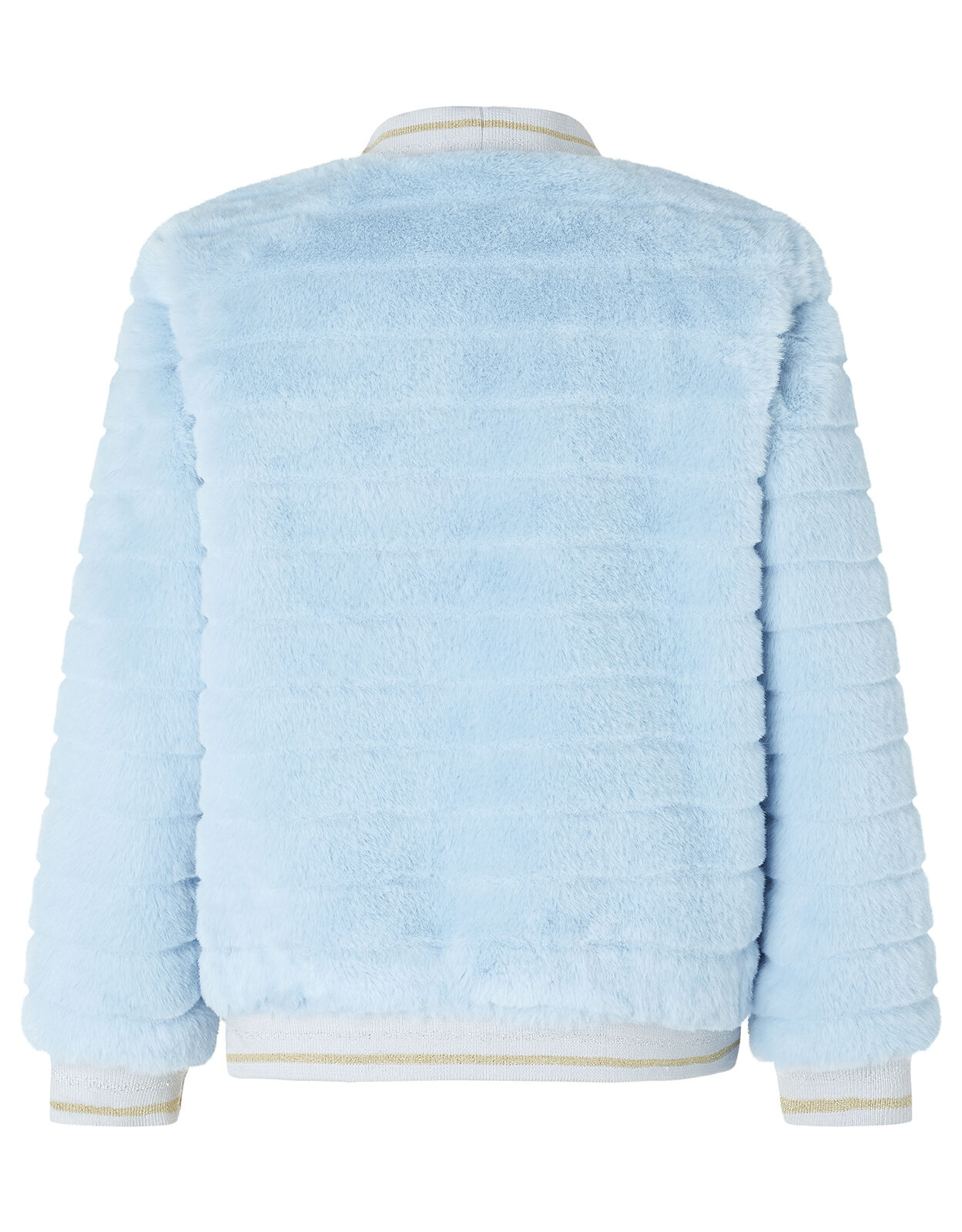 Banana republic faux fur bomber jacket top
