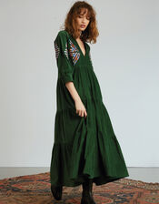 Tallulah and Hope Juliet Maxi Dress, Green (GREEN), large
