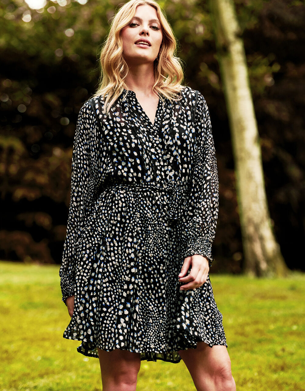 Hollis Shirt Dress Black