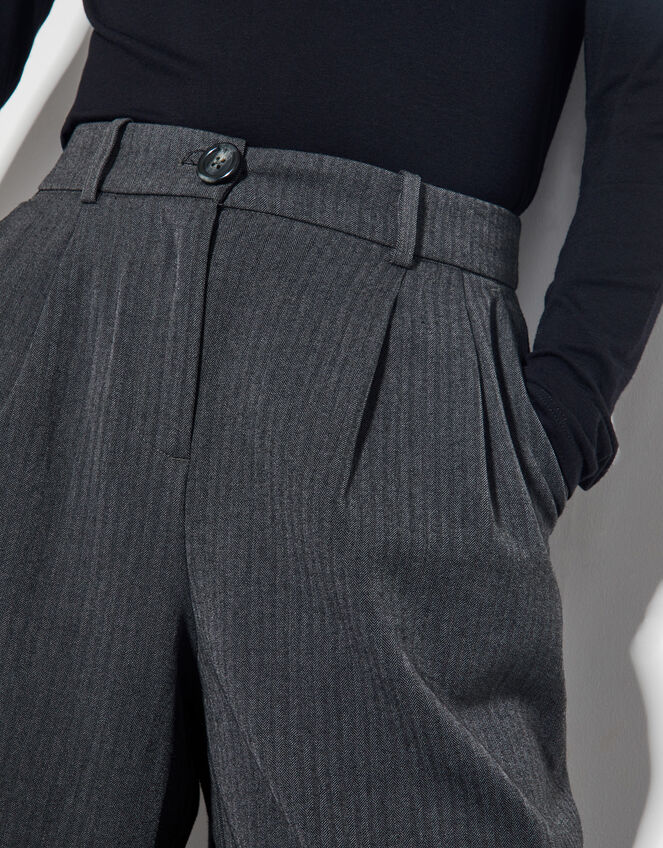Wren Wide Leg Trousers, Grey (GREY), large