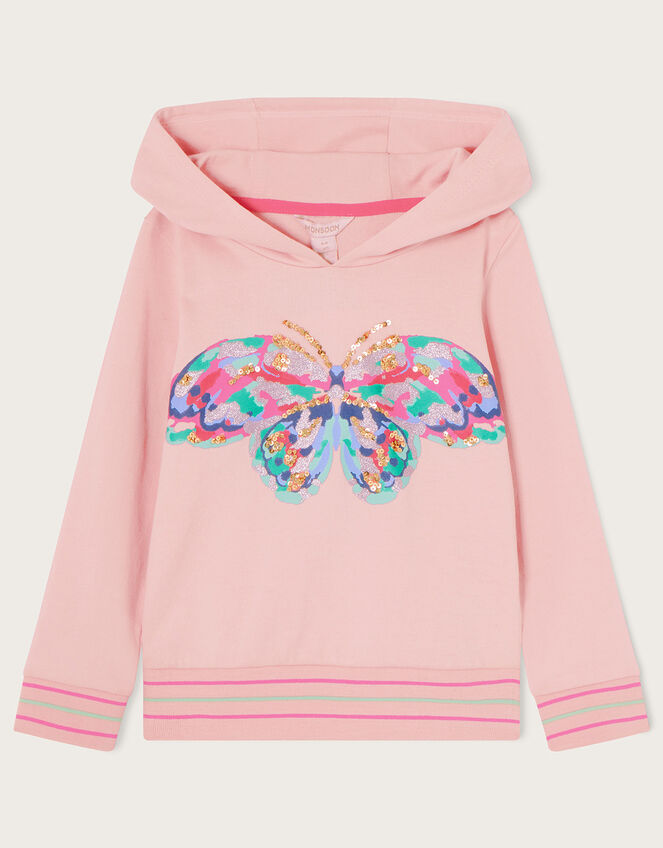Butterfly Hoodie, Pink (PINK), large