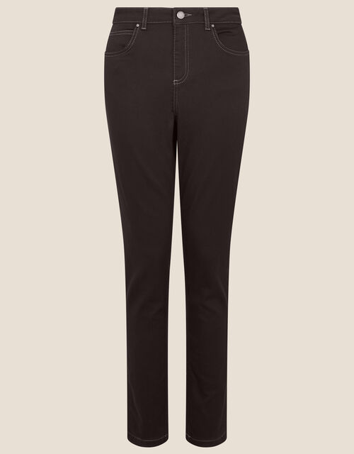 Nadine Regular-Length Skinny Jeans, Brown (CHOCOLATE), large