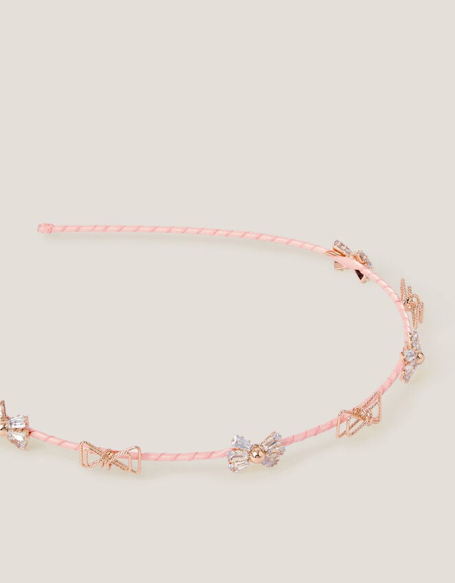Mini Bow Embellished Headband, , large