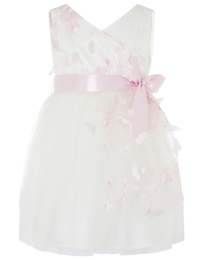 Baby 3D Butterfly Dress, Ivory (IVORY), large