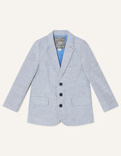 Cooper Ticking Stripe Blazer, Blue (PALE BLUE), large