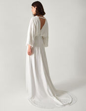 Camilla Embroidered Maxi Wedding Dress, Ivory (IVORY), large