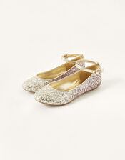Ombre Ballerina Flats	, Pink (PINK), large