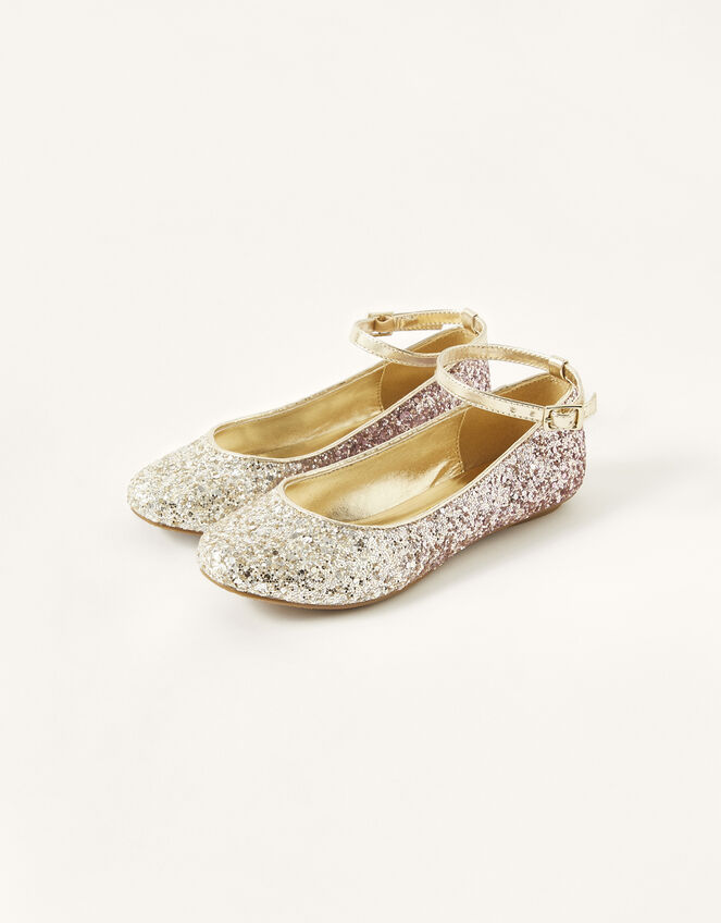 Ombre Ballerina Flats	, Pink (PINK), large
