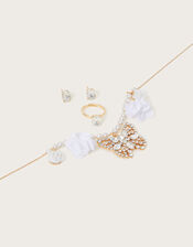 Natalia Butterfly Pom Jewellery Set, , large