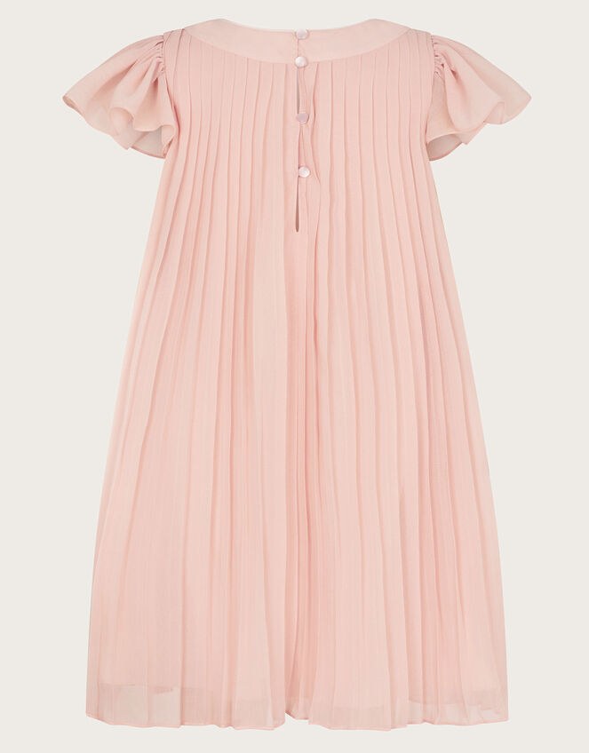 Nellie Pleated Bridesmaid Dress, Pink (PINK), large