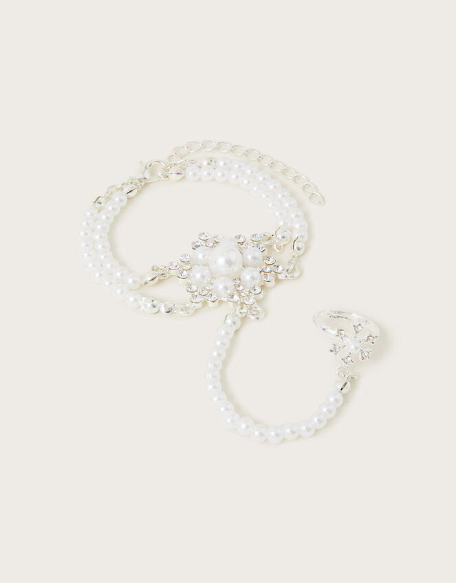 Snowflake Linked Bracelet and Ring Set, , large