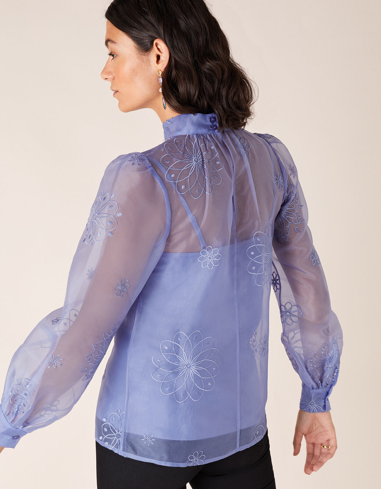Blouse organza clearance