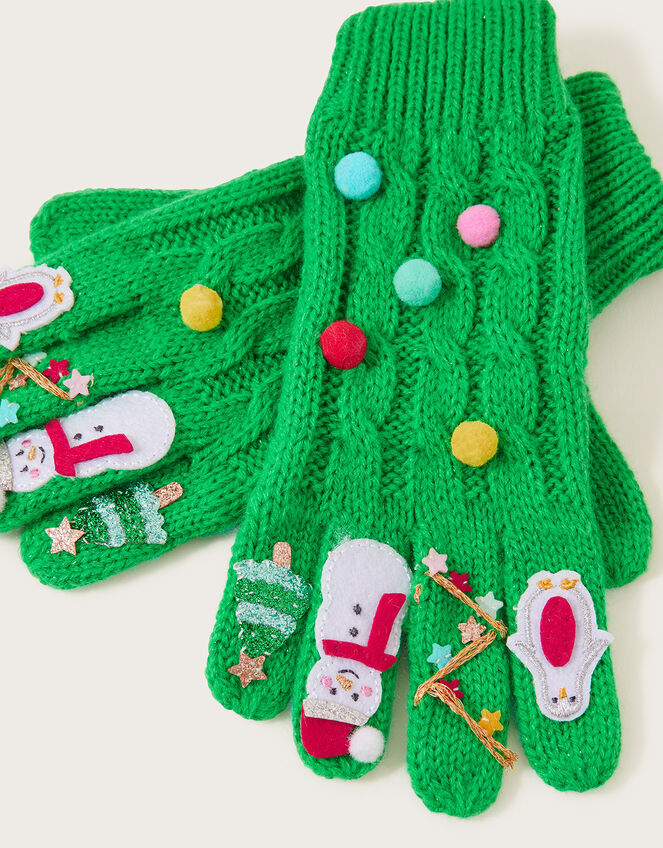 Merry Christmas Novelty Gloves Green Hats & Sunglasses Monsoon UK.