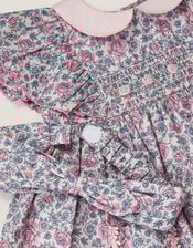 Baby Savannah Floral Dress & Headband Set, Pink (PINK), large