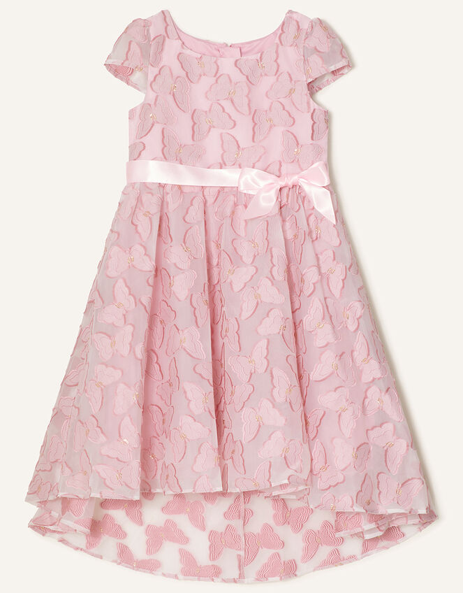 Butterfly Jacquard Dress , Pink (PINK), large