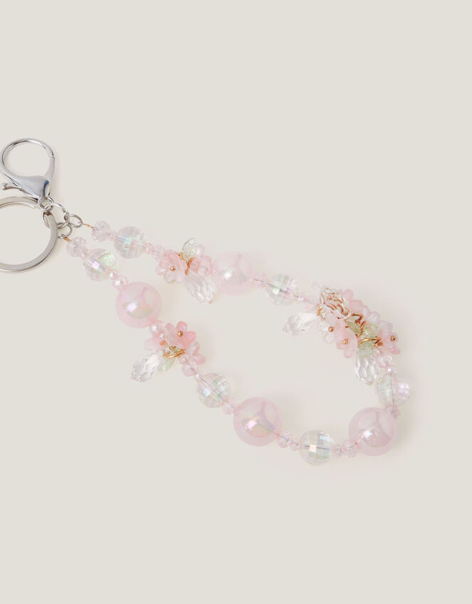 Flower Bead Bag Charm, , large